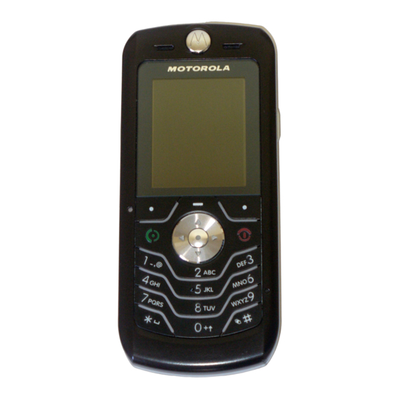 Motorola L6 Mode D'emploi