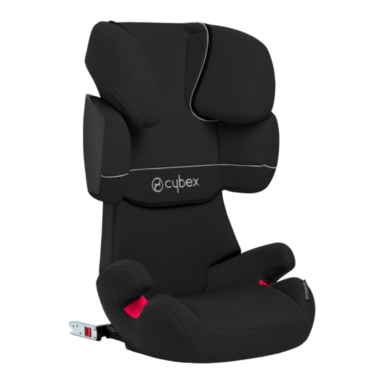 CYBEX SOLUTION X-fix Mode D'emploi