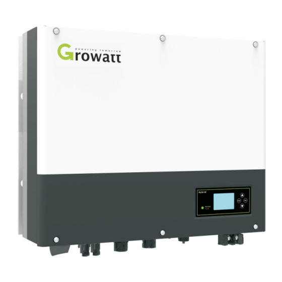 Growatt SPH Série Installation Et Manuel D'utilisation