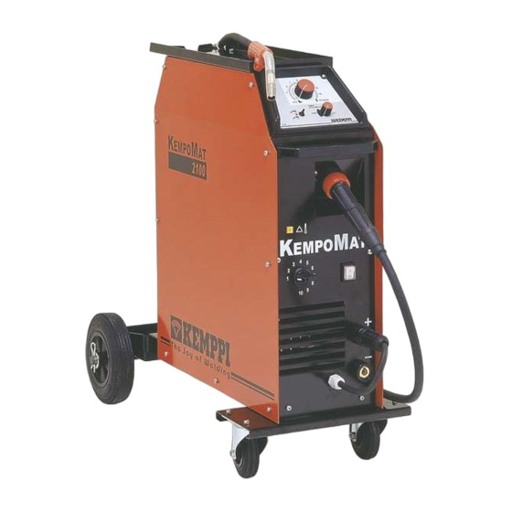 Kemppi KEMPOMAT 1701 Manuel D'utilisation