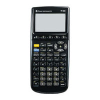 Texas Instruments TI-86 Mode D'emploi