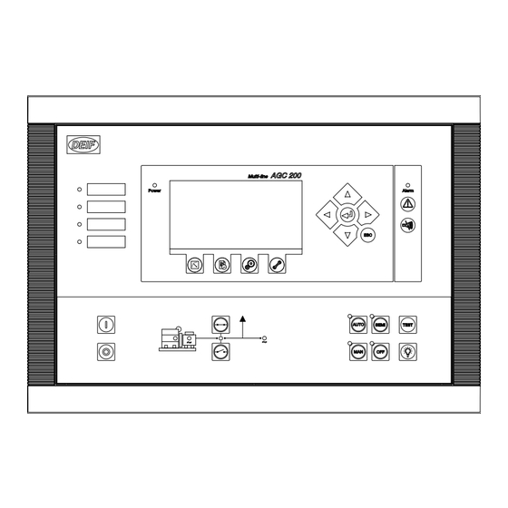 Deif AGC 200 Manuel Utilisateur