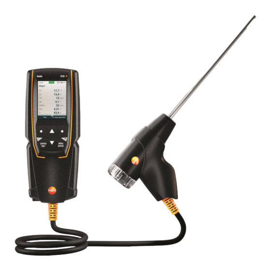 TESTO 310 II Mode D'emploi