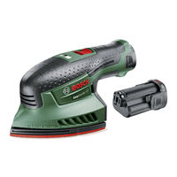 Bosch EasySander 12 Notice Originale