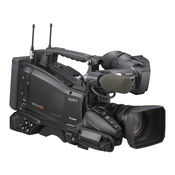 Sony XDCAM PMW-350K Mode D'emploi