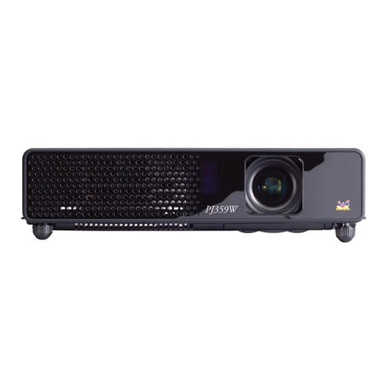 ViewSonic PJ359W Guide De L'utilisateur