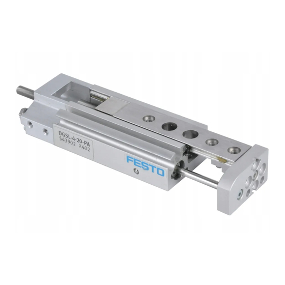 Festo DGSL Serie Notice D'utilisation