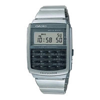 Casio QW3558 Mode D'emploi