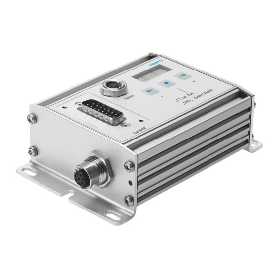 Festo Soft Stop SPC11 Serie Guide De Référence Rapide