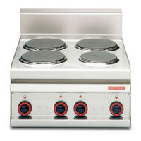 Lotus cookers PC - 10 EM Instructions Pour L'installation Et L'emploi