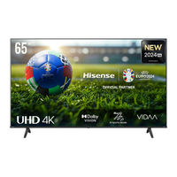 Hisense 65A6N Manuel D'utilisation