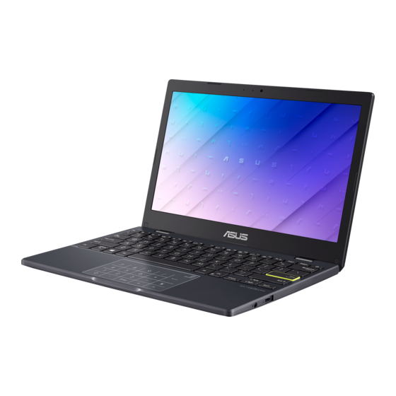 Asus E210 Serie Manuel De L'utilisateur