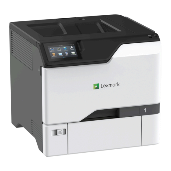 Lexmark CS737 Guide De L'utilisateur