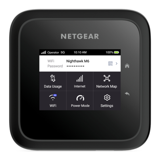 NETGEAR Nighthawk M6 Pro Manuel De L'utilisateur