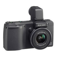 Ricoh GX200 VF KIT Mode D'emploi