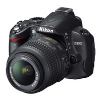 Nikon D3000 Manuel D'utilisation