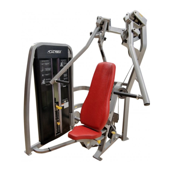 CYBEX Eagle Chest Press Manuel D'utilisation