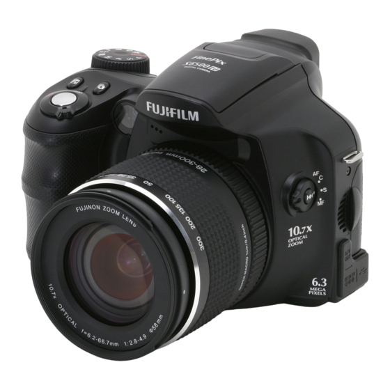 FujiFilm FinePix S6000fd Mode D'emploi