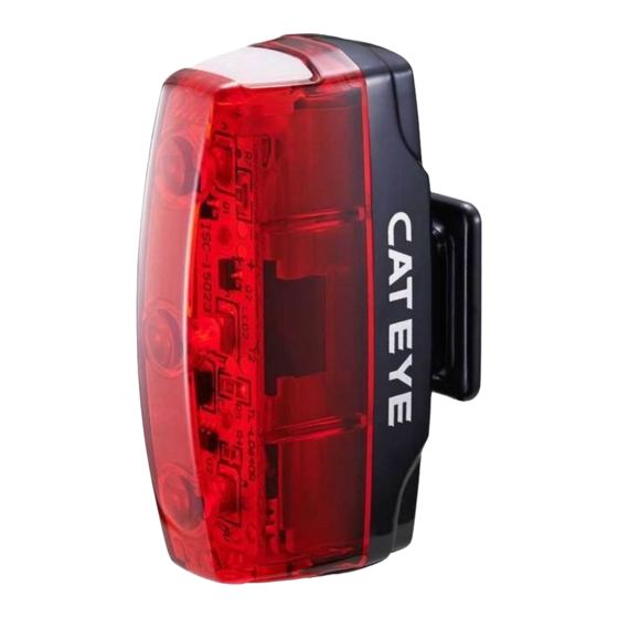 Cateye RAPIDMICRO TL-LD620-R Manuel