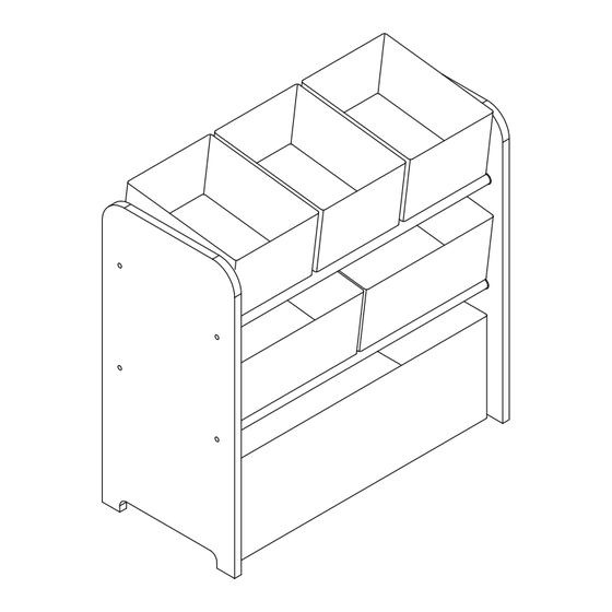 Delta Childrens Products How to Train Your Dragon Multi-Bin Toy Organizer Instructions D'assemblage