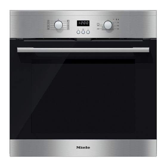 Miele H2361BP Notice D'utilisation Et De Montage