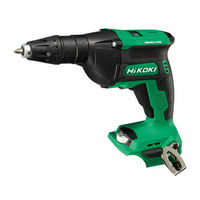 Hikoki W 18DA Mode D'emploi