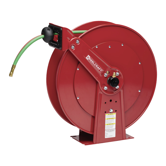 Reelcraft TW80000 Serie Instructions D'utilisation