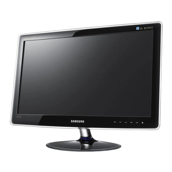 Samsung SyncMaster XL2370 Manuel De L'utilisateur