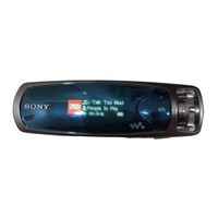 Sony Walkman NW-S603 Guide D'utilisation