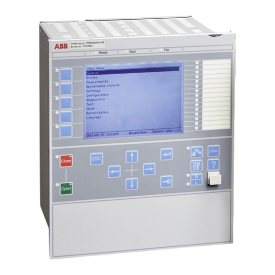 ABB REB670 Guide De L'acheteur