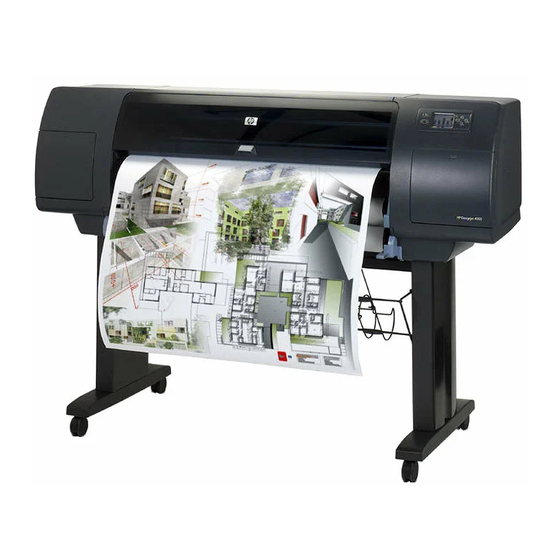 HP Designjet 4000 Serie Manuel D'utilisation