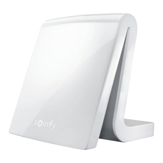 SOMFY TaHoma Premium Guide D'installation Et D'utilisation