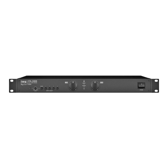 IMG STAGELINE STA-200D Mode D'emploi