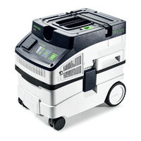 Festool CT 15 E Notice D'utilisation D'origine