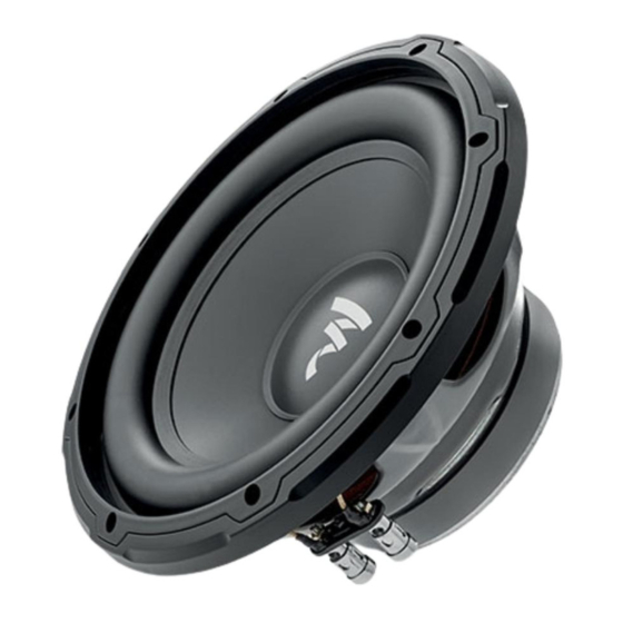 Focal Sub 10 Manuels