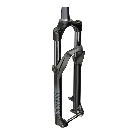 SRAM ROCK SHOX Solo Air Manuels