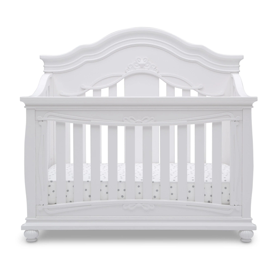 SIMMONS KIDS Fairytale 5-in-1 Convertible Crib Instructions De Montage