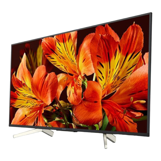 Sony BRAVIA FW-85BZ35F Guide De Référence