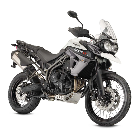 Triumph Tiger XRx Manuels