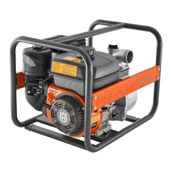 Husqvarna W50P Manuel D'utilisation