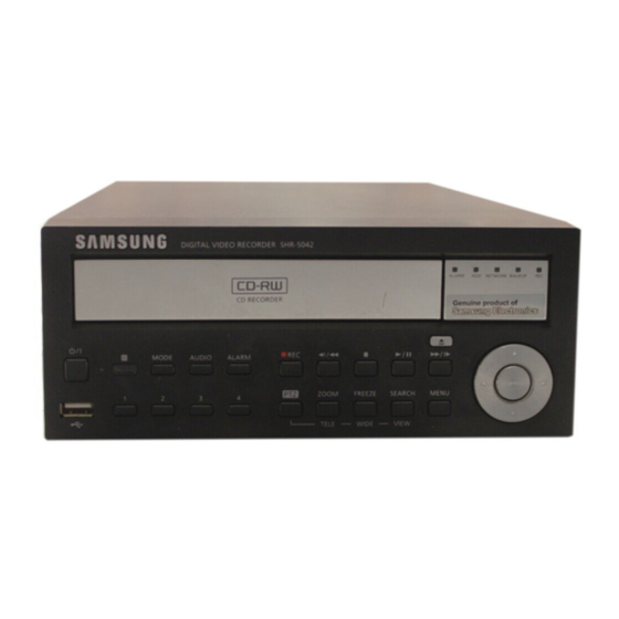 Samsung SHR-5040 Manuel De L'utilisateur
