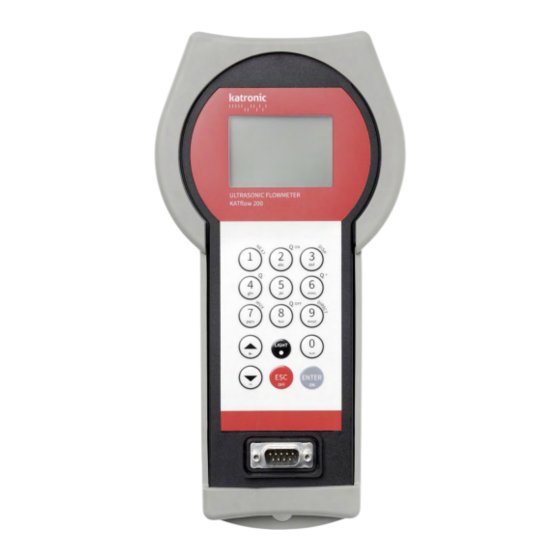 Katronic KATflow 200 Mode D'emploi