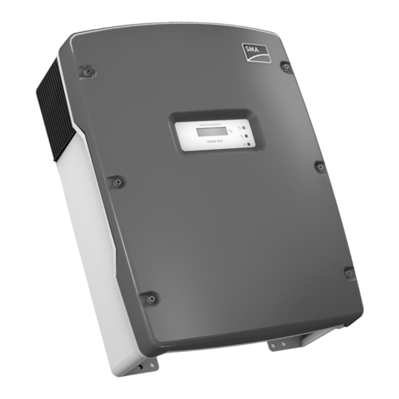 SMA WINDY BOY 5000A Manuel D'utilisation