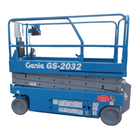 Terex Genie GS-1530/32 Manuel D'entretien