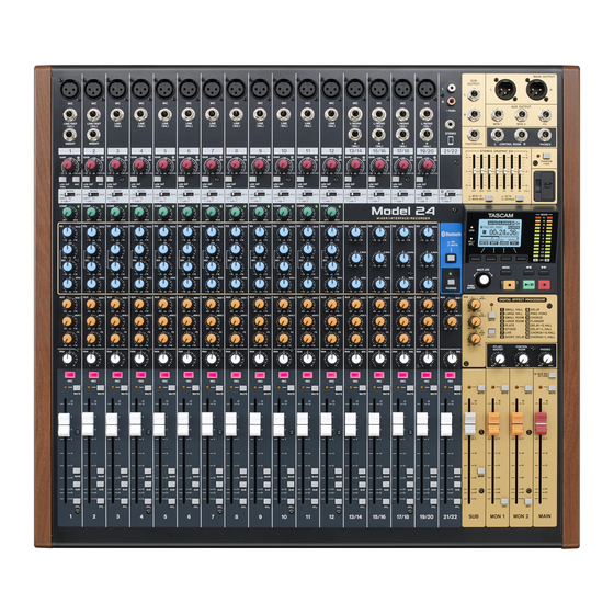 Tascam Model 24 Manuels