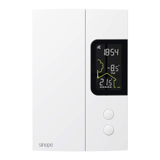 Sinope TH1123WF Guide D'installation