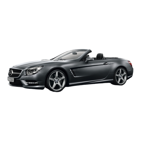 Mercedes-Benz SL 400 Notice D'utilisation