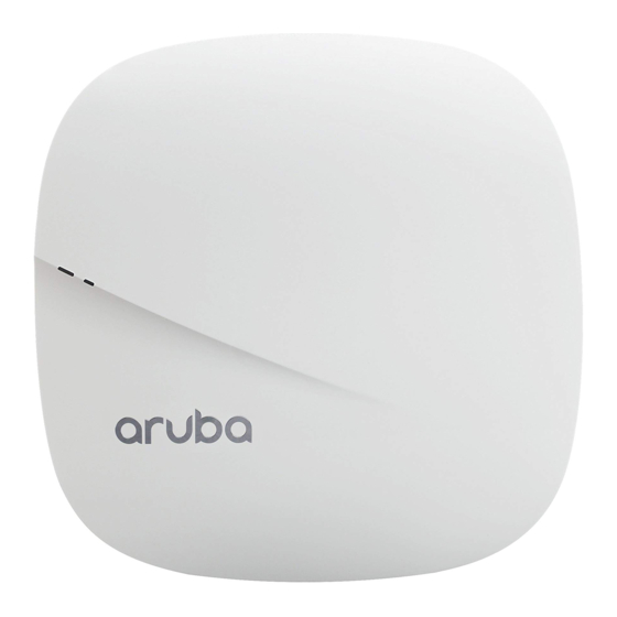 Aruba 300 Série Guide D'installation