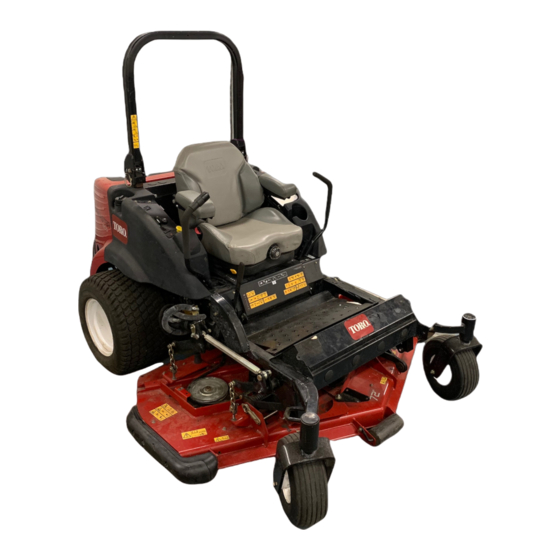 Toro Groundsmaster 7200 Serie Manuel De L'utilisateur