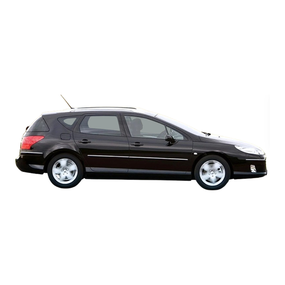 PEUGEOT 407 Mode D'emploi